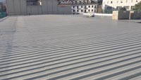 Cubierta y fachada en supermercado Aldi en Antequera (Málaga). <br>Impermeabilización de cubierta y revestimiento de fachada. Cubierta deck. 